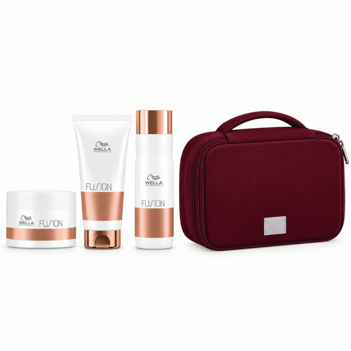 Kit Wella Fusion + Cosmetiquera de regalo